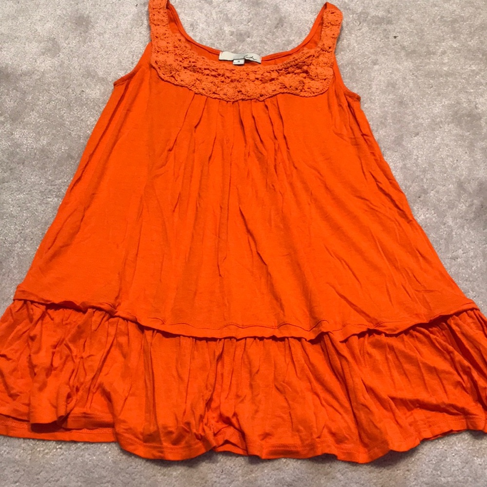 Orange sun dress